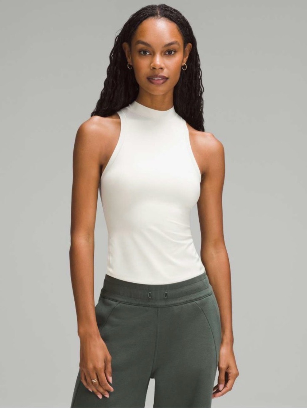 Lululemon Wundermost Ultra-Soft Nulu Mockneck Tank Top